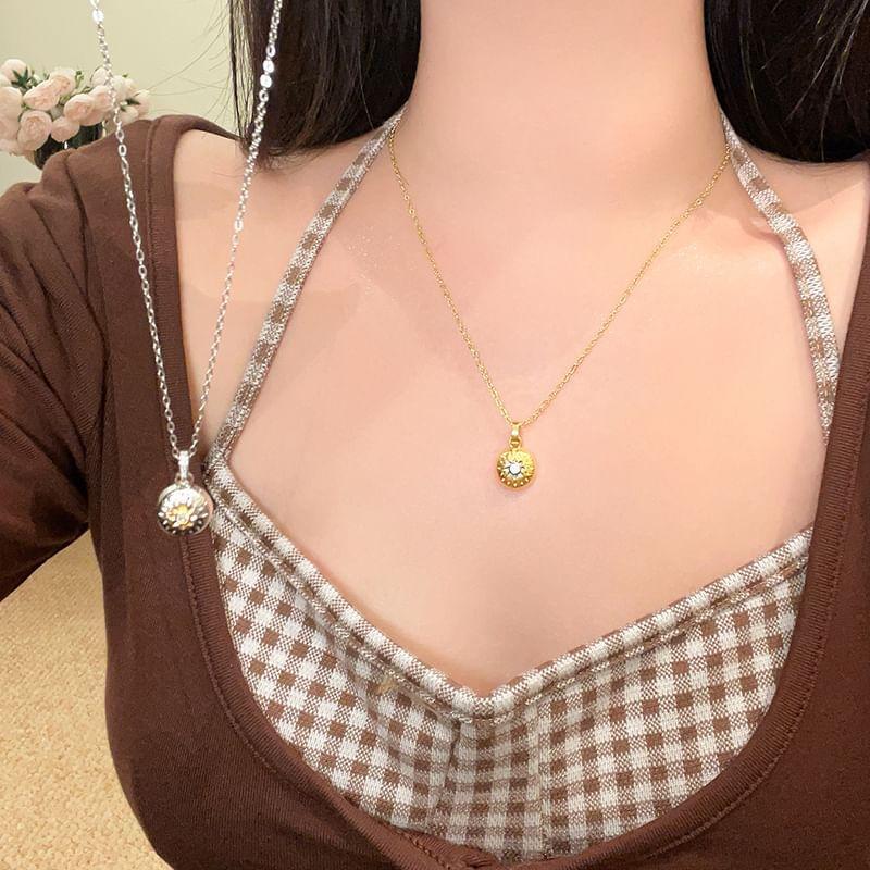 CZ Dome Necklace Product Image