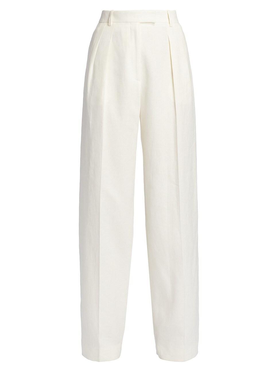 Womens Antone Wide-Leg Linen Pants product image