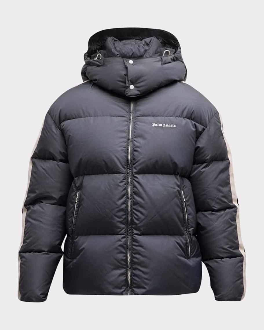 Men's Hooded Puffer Track Jacket Product Image