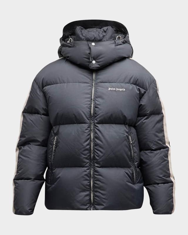 Men's Hooded Puffer Track Jacket Product Image