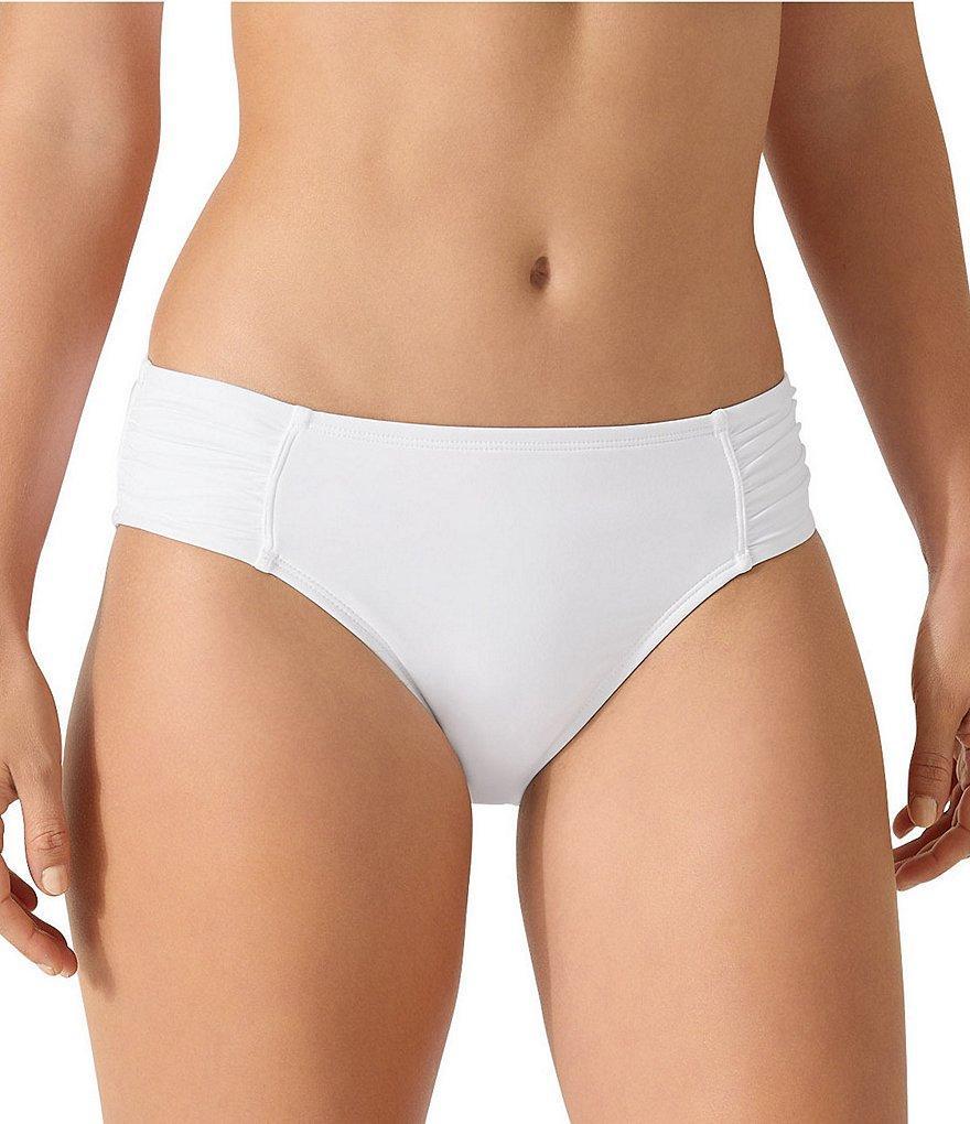 Tommy Bahama Pearl Solids Ruched Tab Side Hipster Bottom Product Image