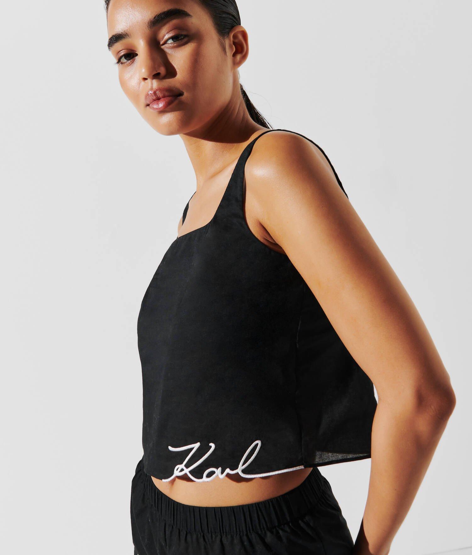 K/SIGNATURE BEACH CROP TOP Product Image