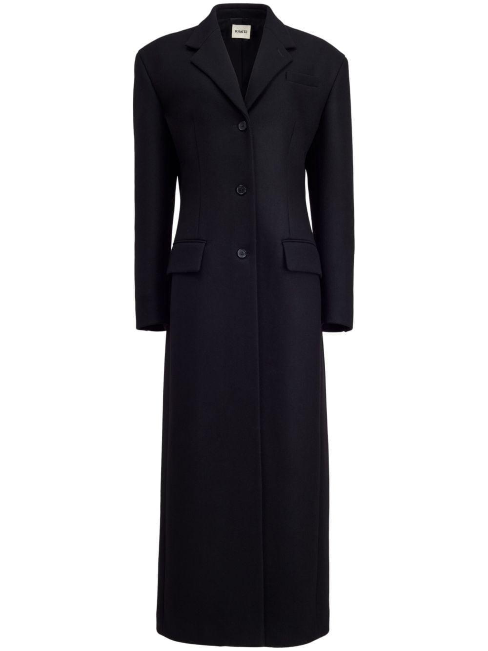 Bontin Wool Coat In Black Product Image