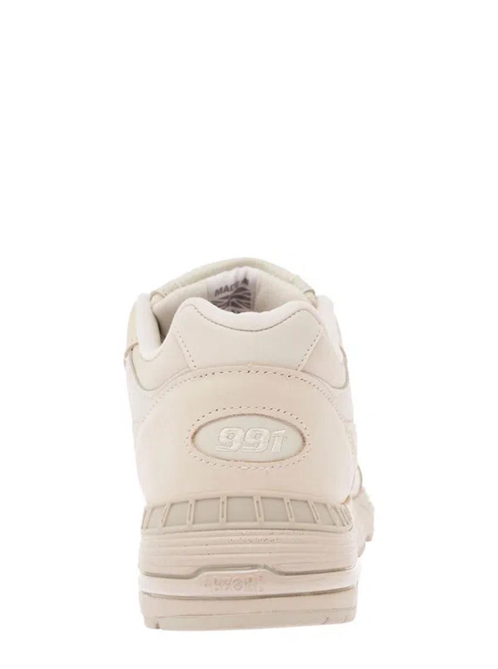 NEW BALANCE 991 Sneakers Made In Uk In White Product Image