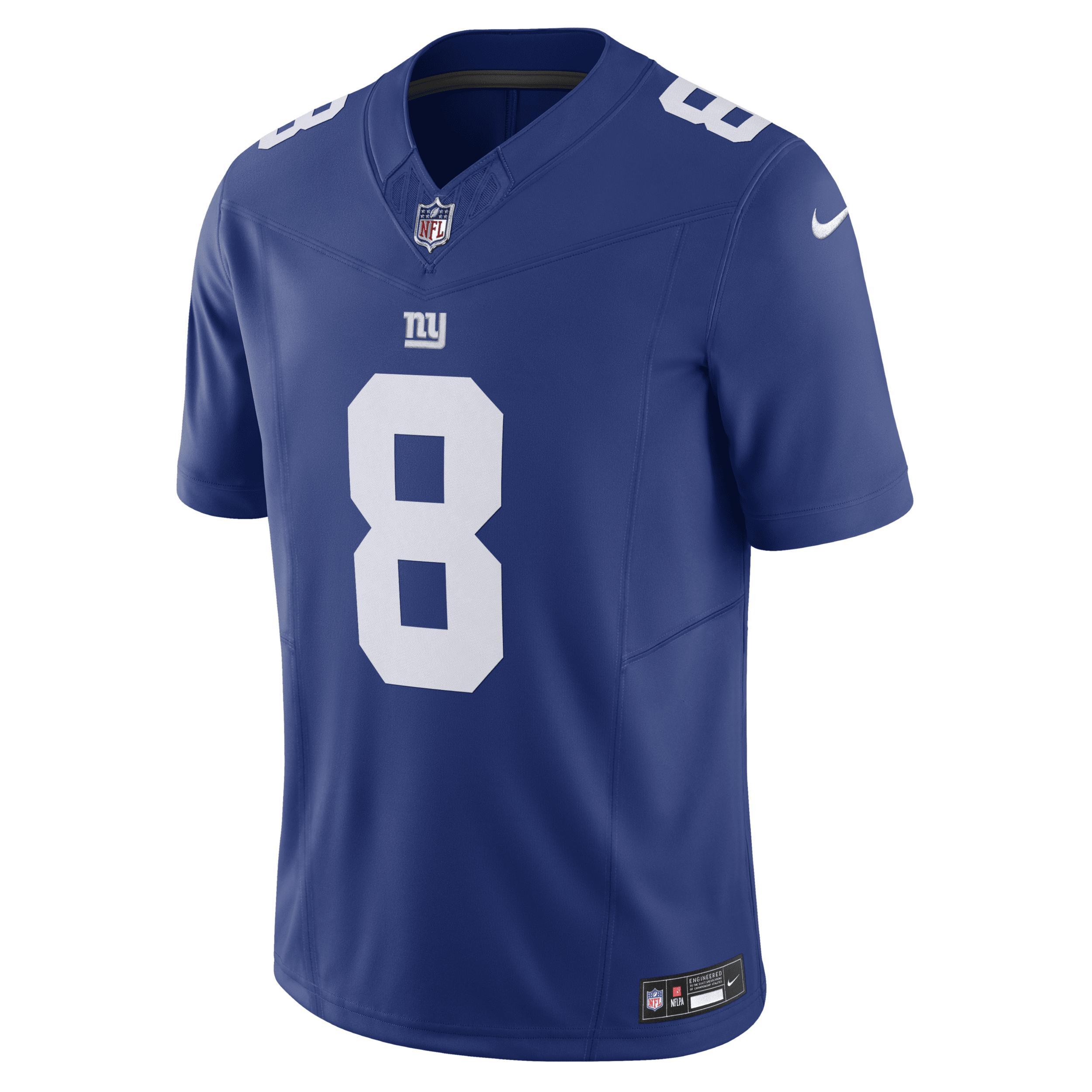 Mens Nike Daniel Jones Royal New York Giants Vapor F.U.S.E. Limited Jersey Product Image