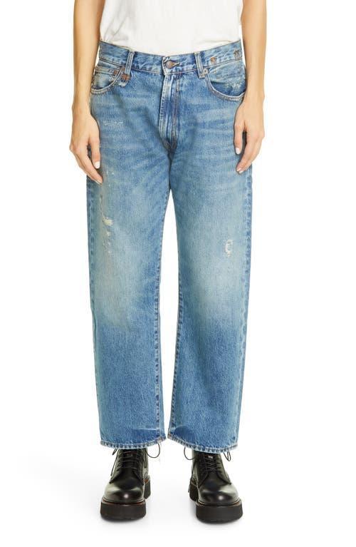 R13 Distressed Boyfriend Jeans Product Image