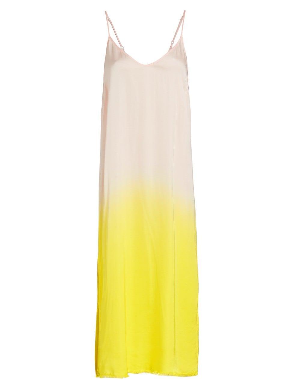 Womens Split Ombr Midi-Dress Product Image