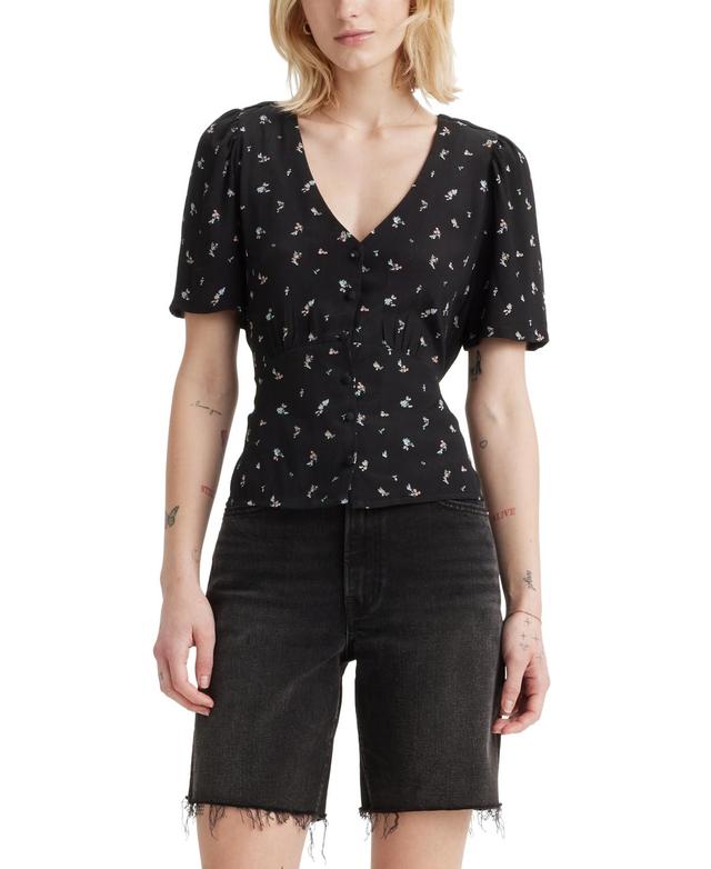 Levis Womens Dolores Short-Sleeve Blouse Product Image