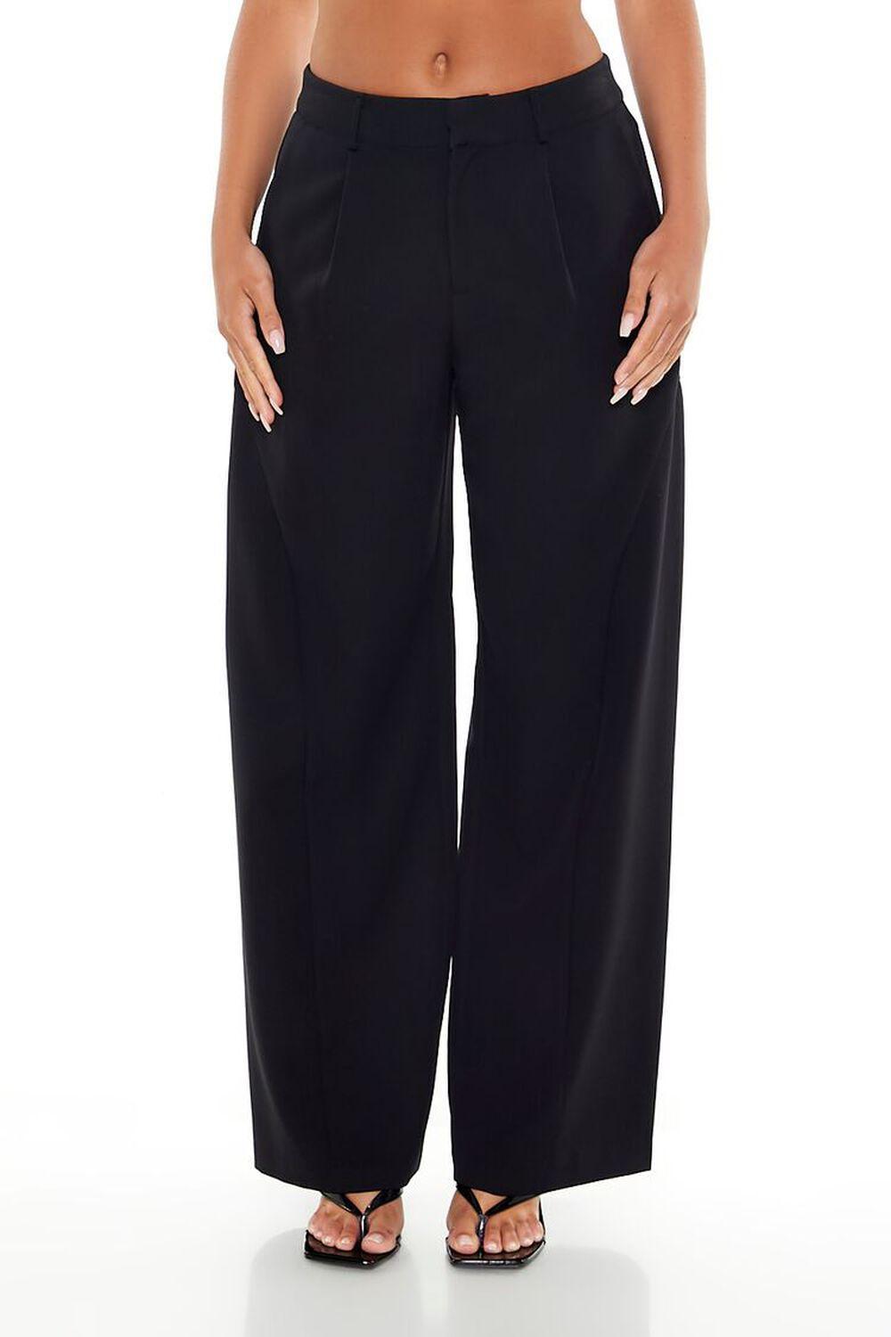 Wide-Leg Trouser Pants | Forever 21 Product Image