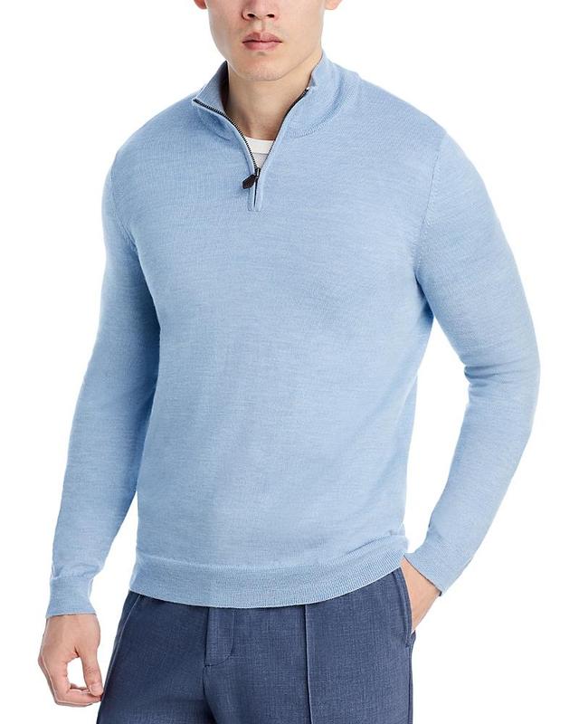 The Mens Store at Bloomingdales Quarter-Zip Merino Sweater - Exclusive Product Image