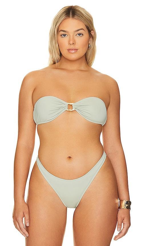 YEVRAH SWIM Cannes Bandeau Bikini Top Product Image