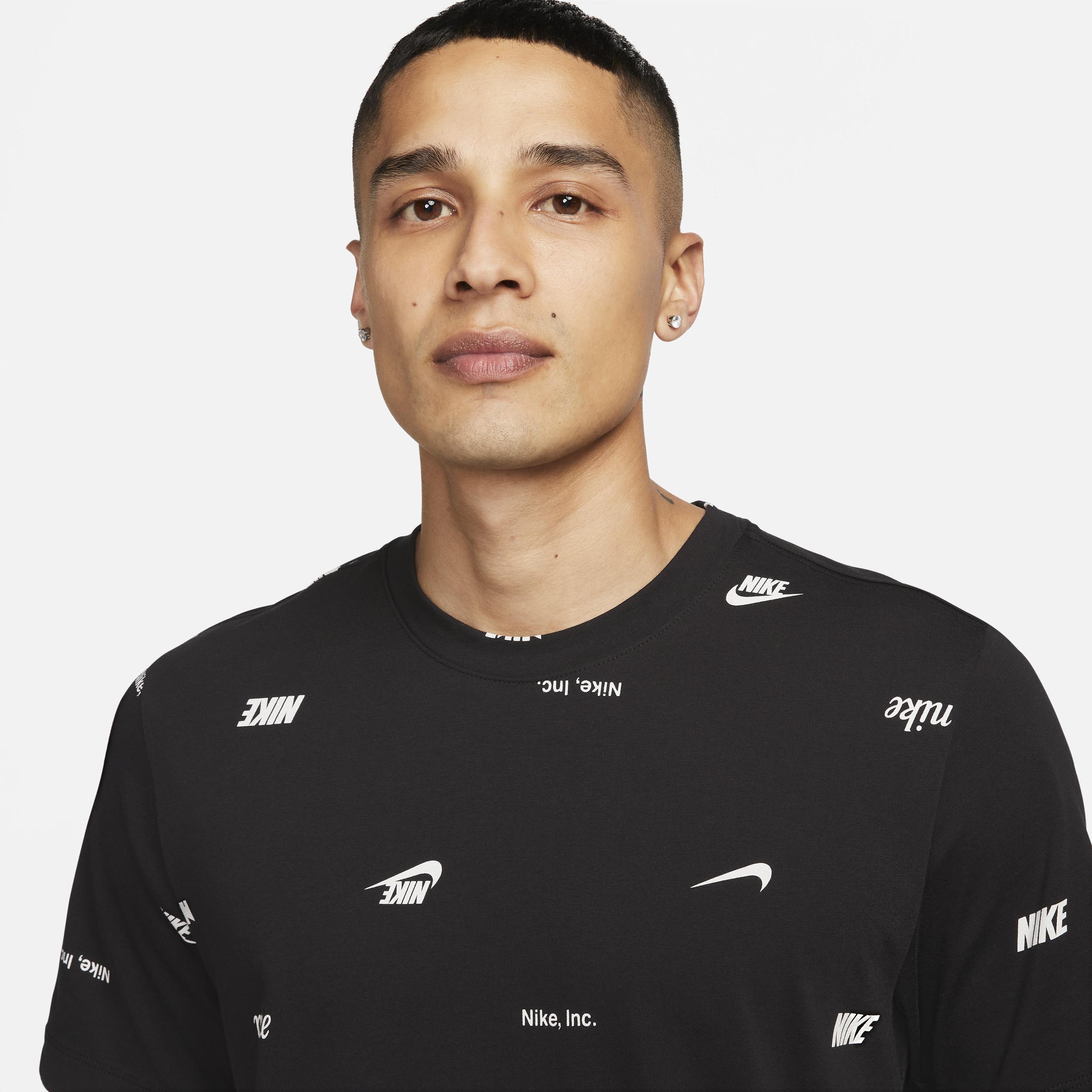 Nike Mens Nike NSW Club+ All Out Print T-Shirt - Mens Product Image