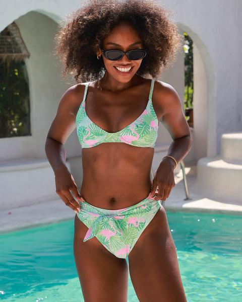 The Sunshine State - Fuller Coverage High Waist Tie Bottom Product Image