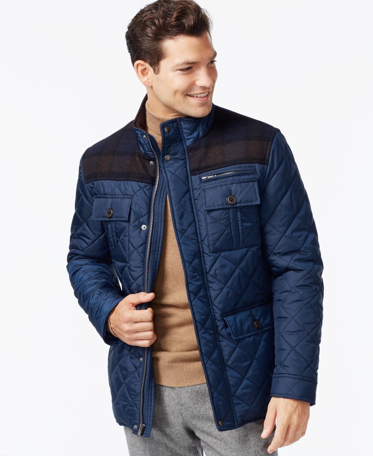 Cole Haan 29 Essential Quilt Mixed Media Multi Pocket Jacket Men's Clothing Product Image