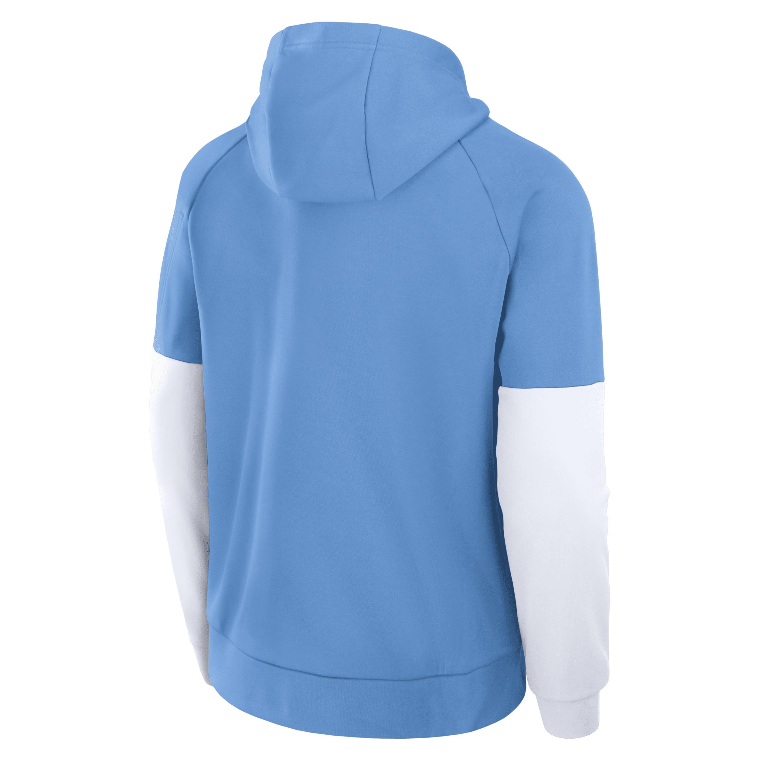 Nike Mens North Carolina Tar Heels Fitness Mens Jordan Brand Therma College Pullover Hoodie Product Image