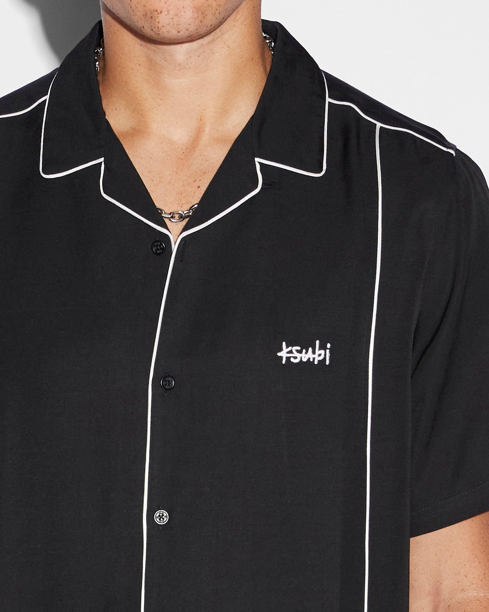 KSUBI DOWNTOWN RESORT SS SHIRT BLACK Male Product Image