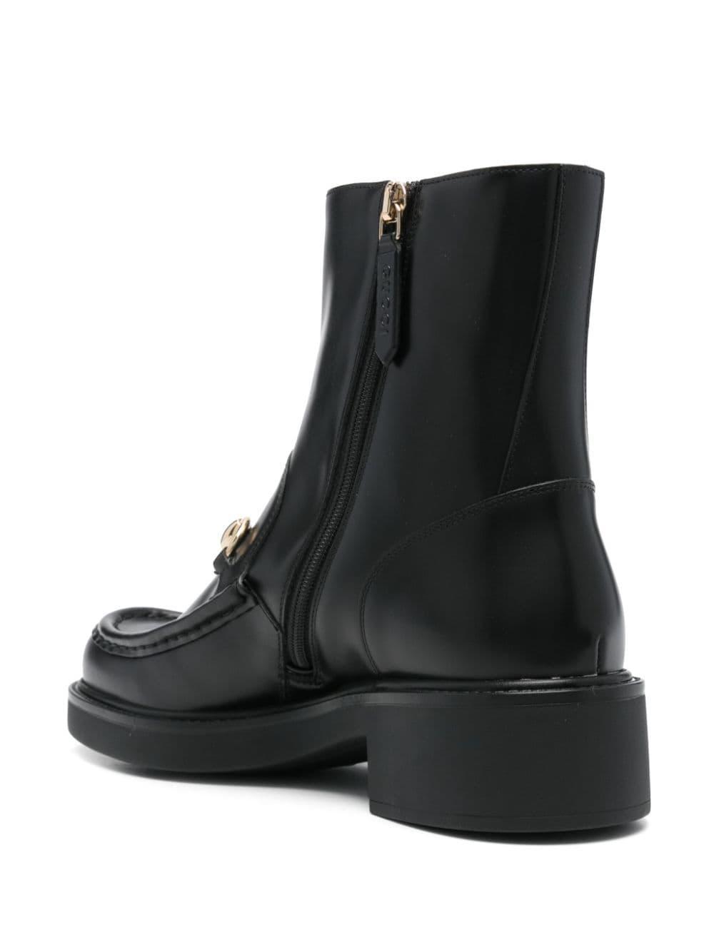 GUCCI Leather Boots In Black Product Image