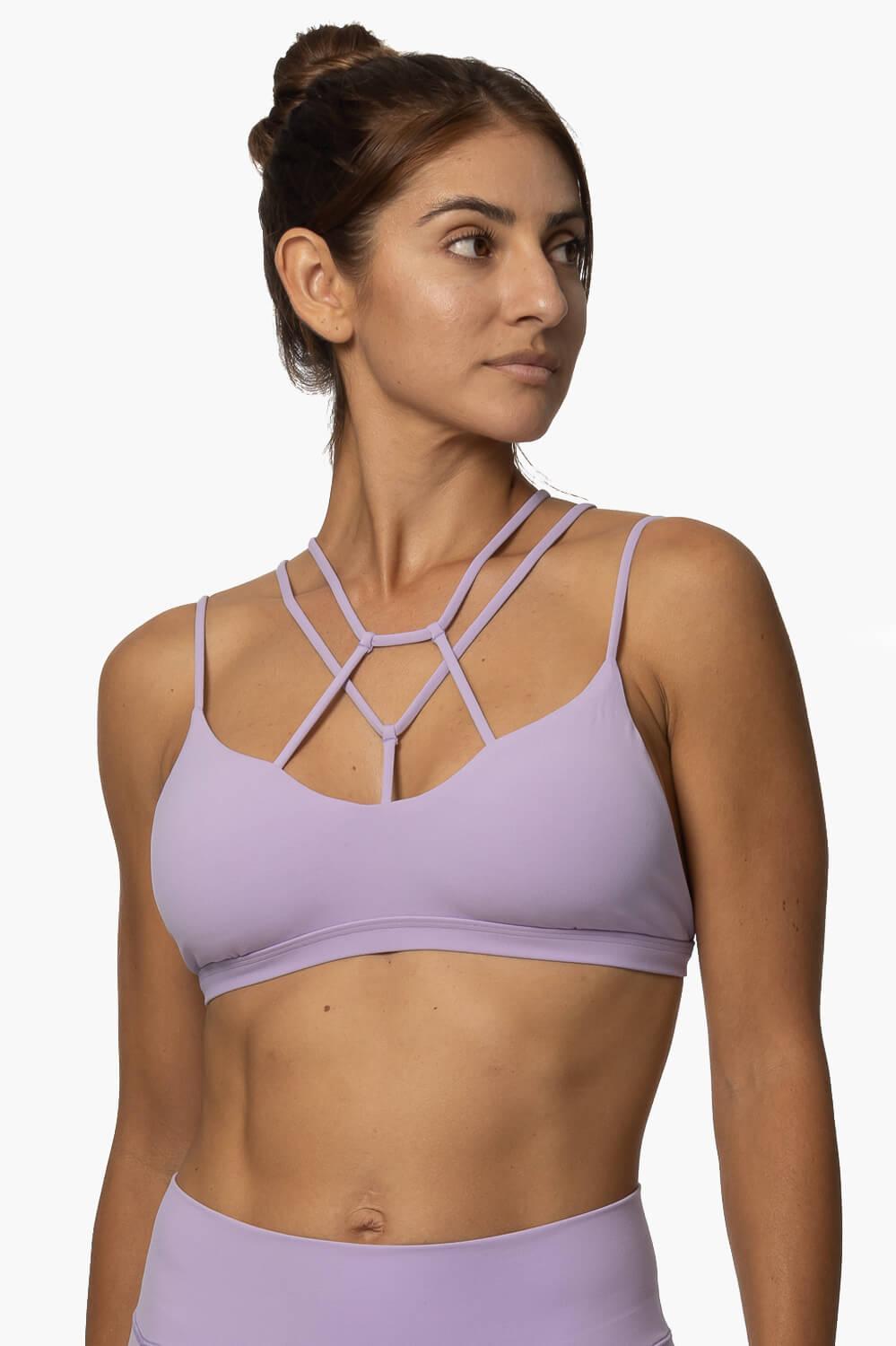 Calicoan Lace Sports Bra - Taro Female Product Image