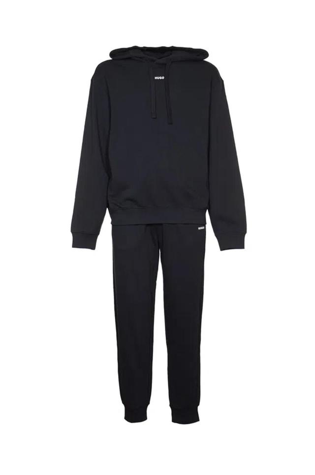 Logo Hoodie & Track Pants Set In Dark Blue Product Image