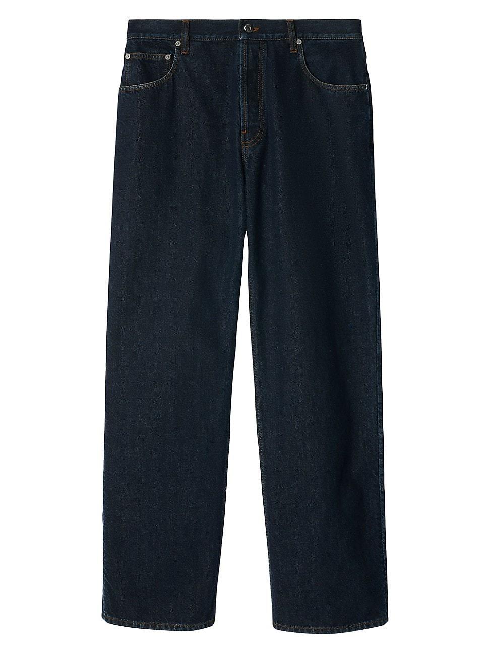 Mens Mid-Rise Straight-Leg Jeans product image