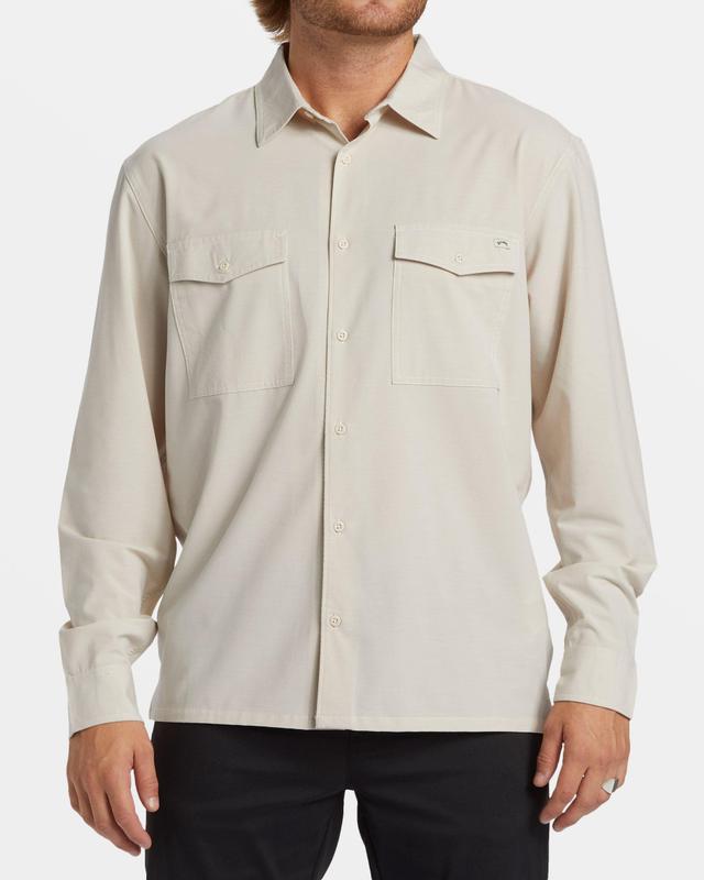 Surftrek Long Sleeve Shirt - Cream Male Product Image