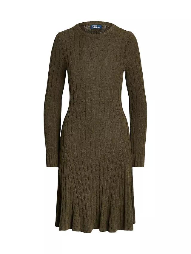 Cable-Knit Cotton-Blend Sweaterdress Product Image