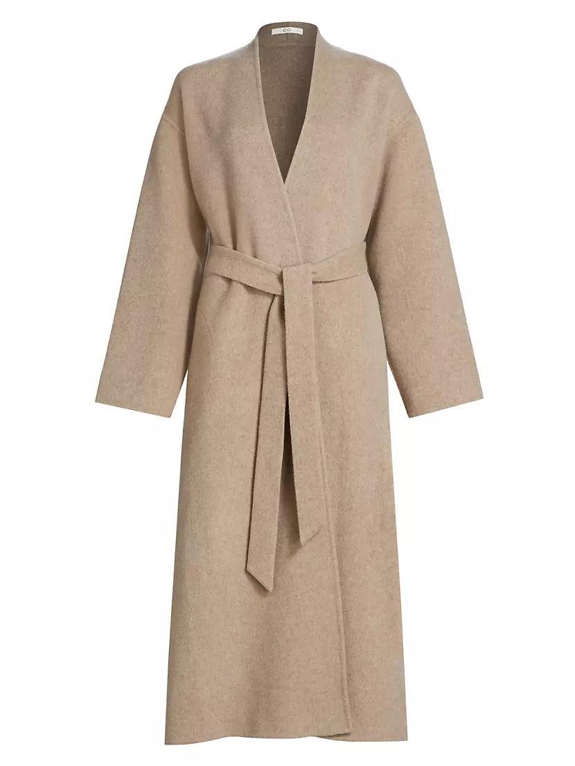 Double Wrap Belted Coat product image