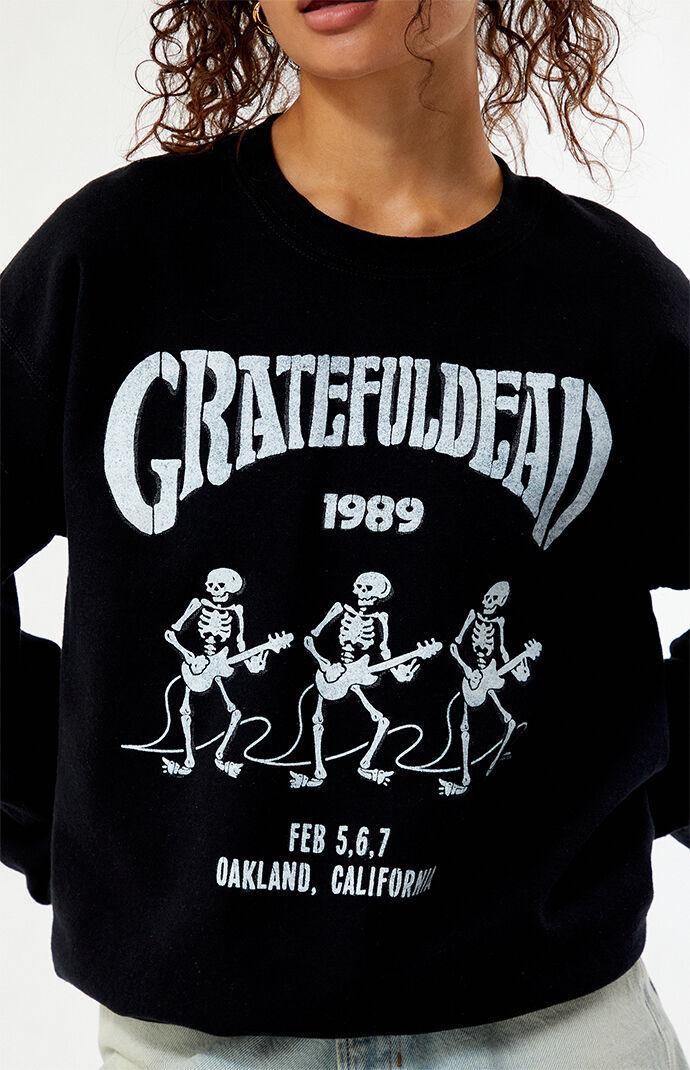 Junk Food Women's Grateful Dead 1989 Crew Neck Sweatshirt Product Image