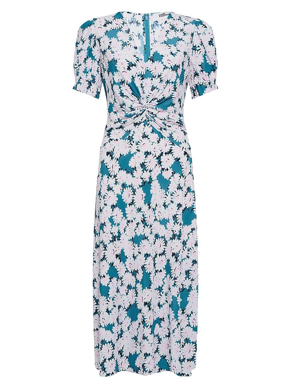 Womens Anaba Floral Midi-Dress Product Image