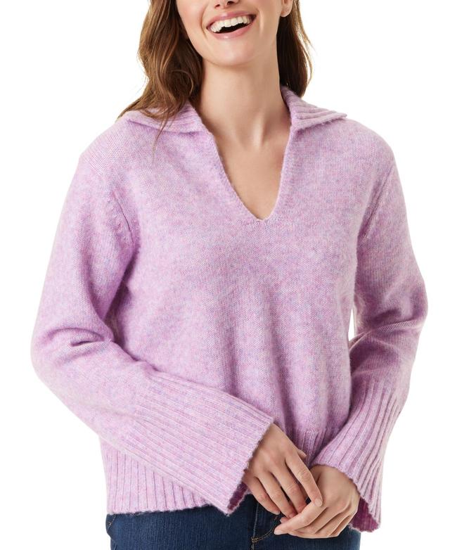 Gloria Vanderbilt Womens Abella V-Neck Sweater Product Image