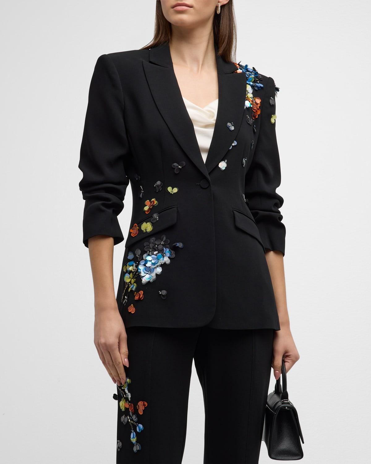 Womens Cheyenne Floral Pailette Blazer Product Image