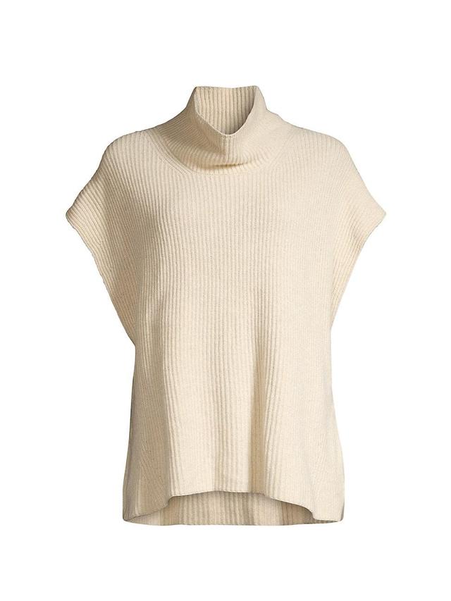 Polo Ribbed Turtleneck Short-Sleeve Sweater Product Image