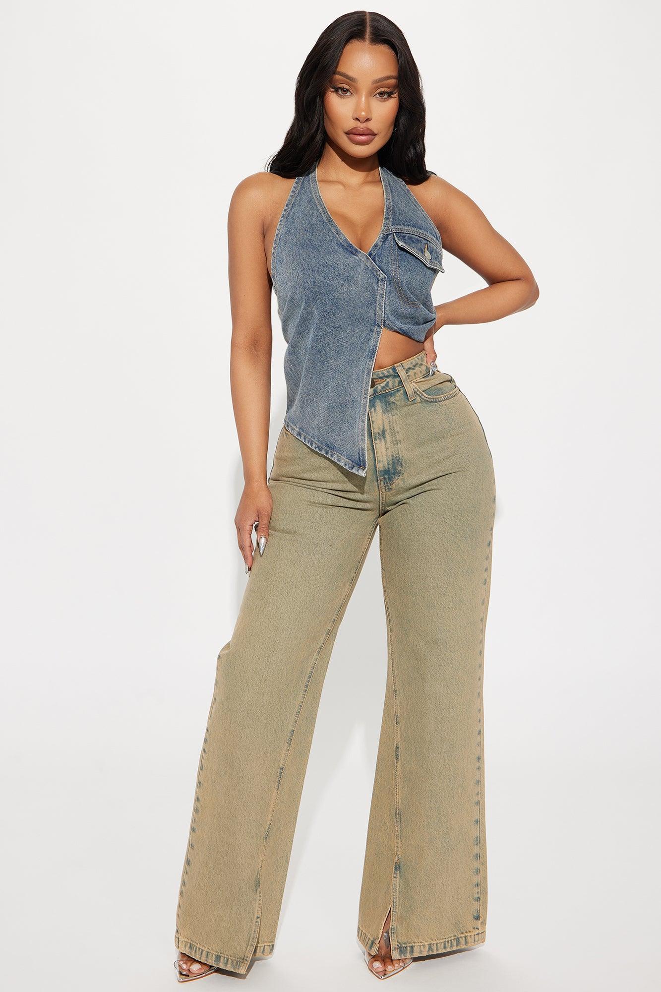 Making In Obvious Split Hem Jeans - Vintage Wash product image