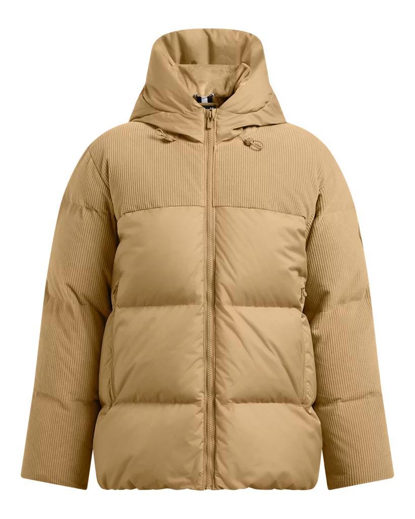 Women's UA Limitless Down Corduroy Oversized Puffer Jacket Product Image