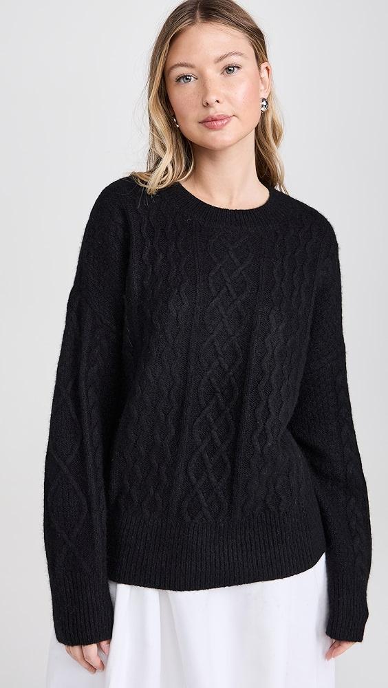 Favorite Daughter The Oversized Cable Sweater | Shopbop Product Image