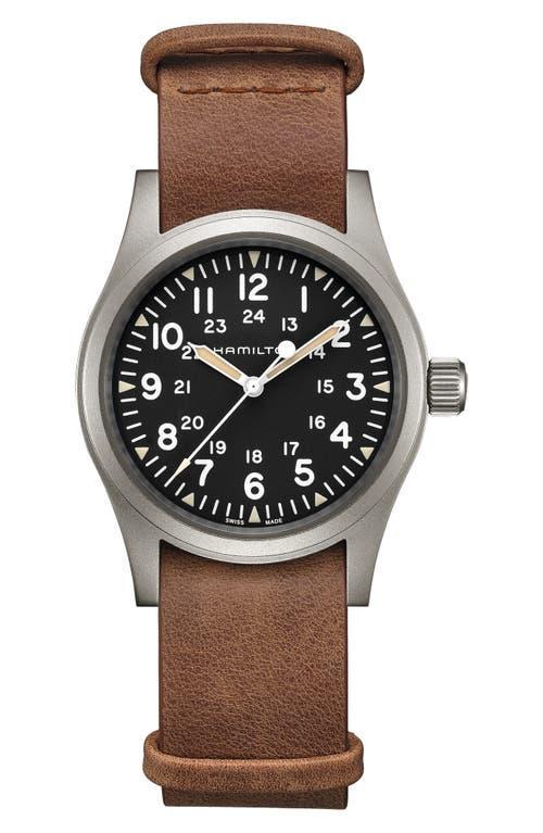 Hamilton Mechanical Khaki Field Watch, 38mm Product Image