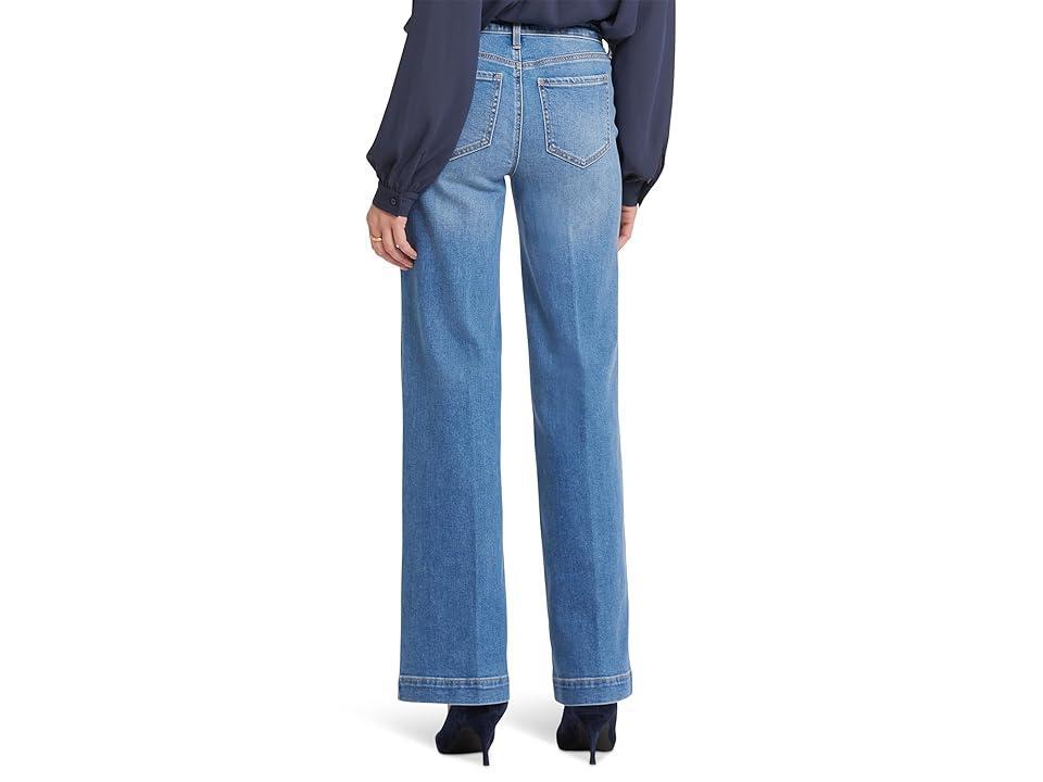 NYDJ Teresa Wide Leg in Water Canyon (Water Canyon) Women's Jeans Product Image