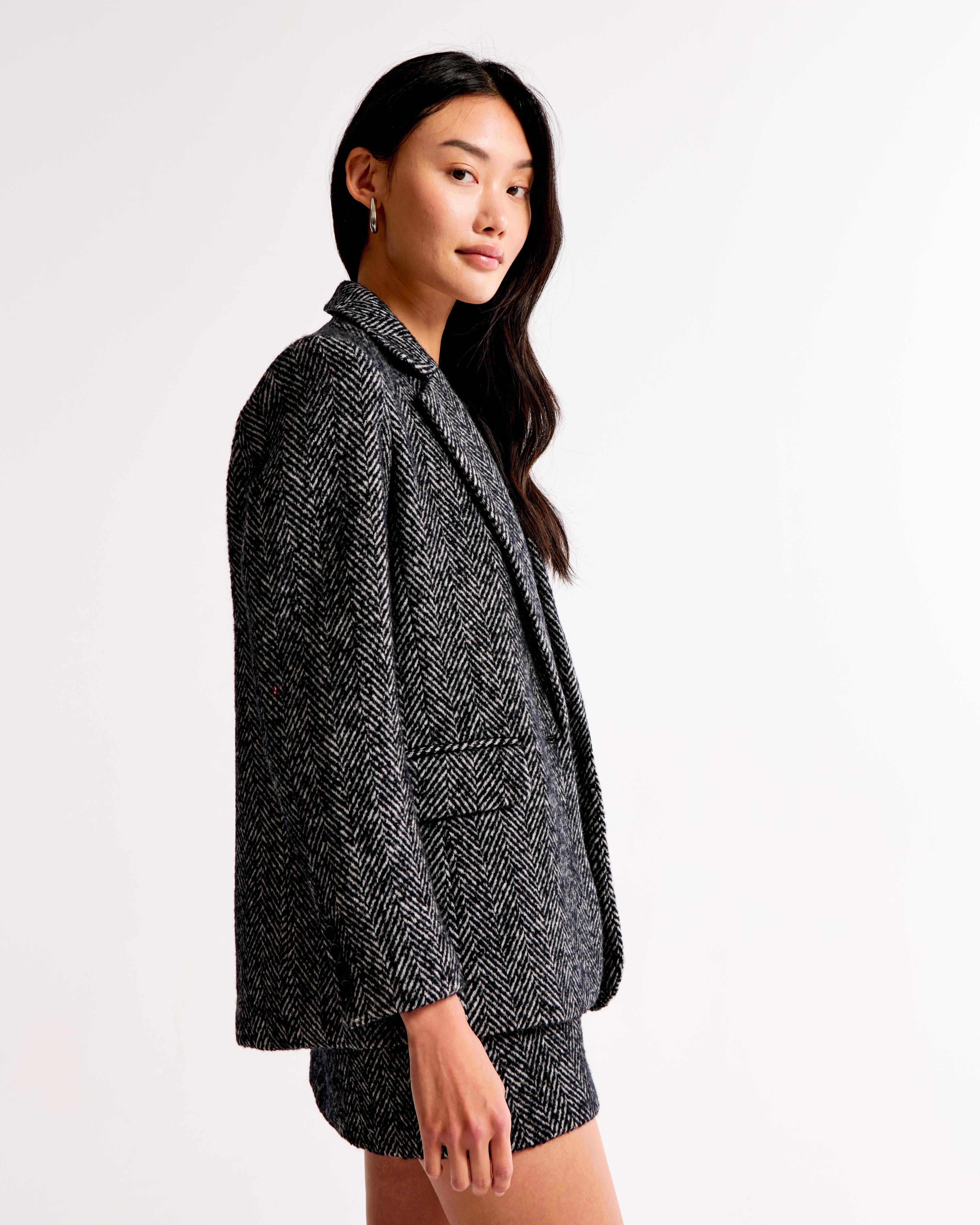 Wool-Blend Blazer Product Image