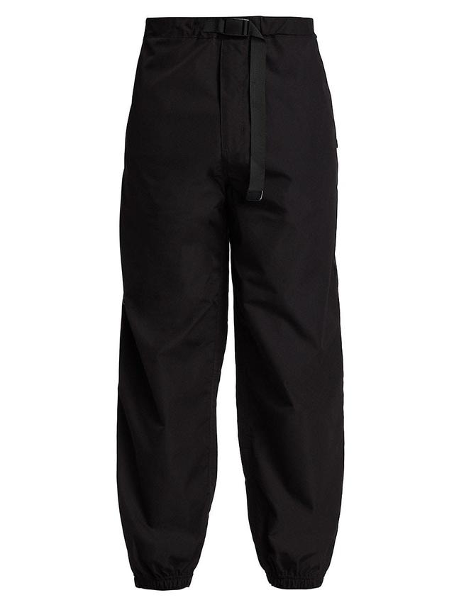 Mens Belted Flat-Front Joggers Product Image