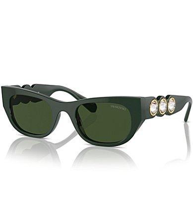 Swarovski Womens SK6022F 53mm Cat Eye Sunglasses Product Image