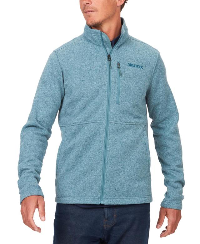 Marmot Long Sleeve Drop Line Sweater Knit Fleece Jacket Product Image