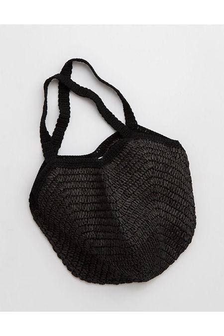 Aerie Crochet Metallic Tote Bag Women's Product Image