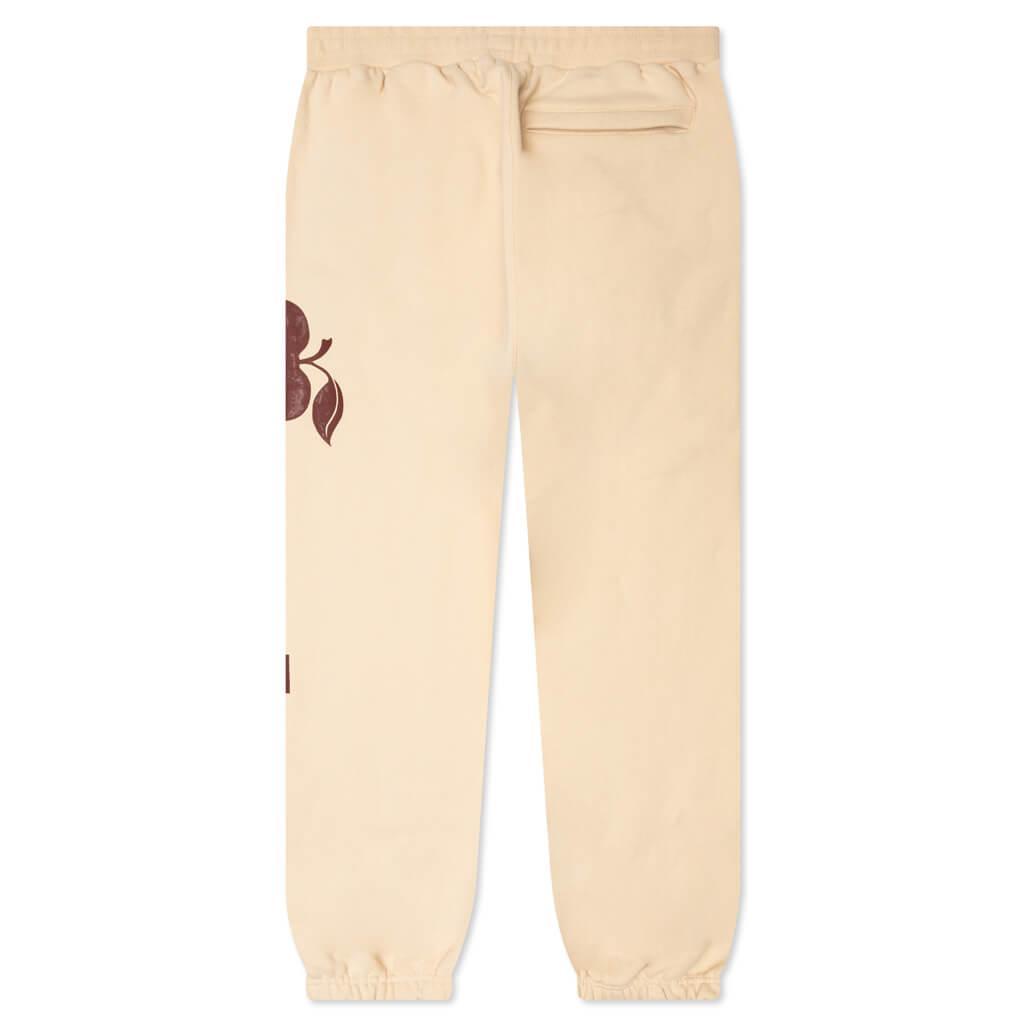 Apple Logo Sweatpant - Beige Male Product Image