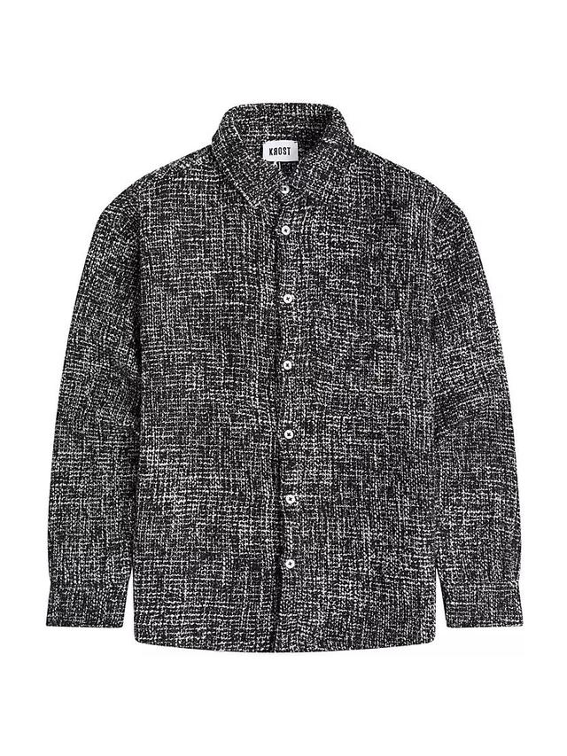 Tweed Oversized Button Up Product Image