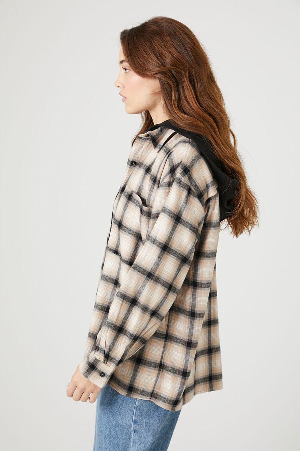 Plaid Combo Flannel Shirt | Forever 21 Product Image