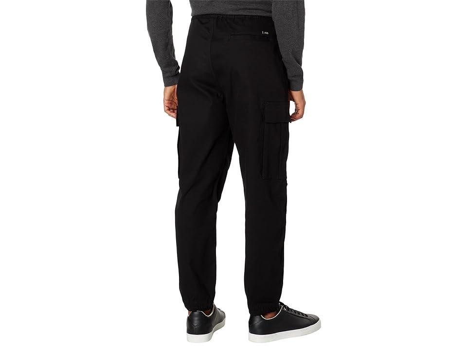 Armani Exchange Structured Cotton Trousers Men's Clothing Product Image