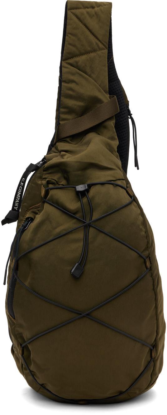 Black Nylon B Crossbody Rucksack Bag Product Image