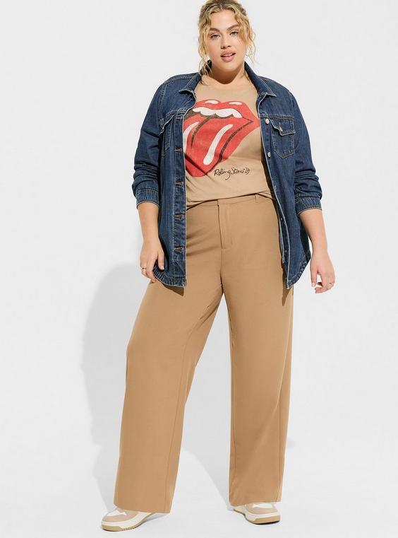 High-Rise Wide-Leg Wide Leg City Twill Pant Product Image