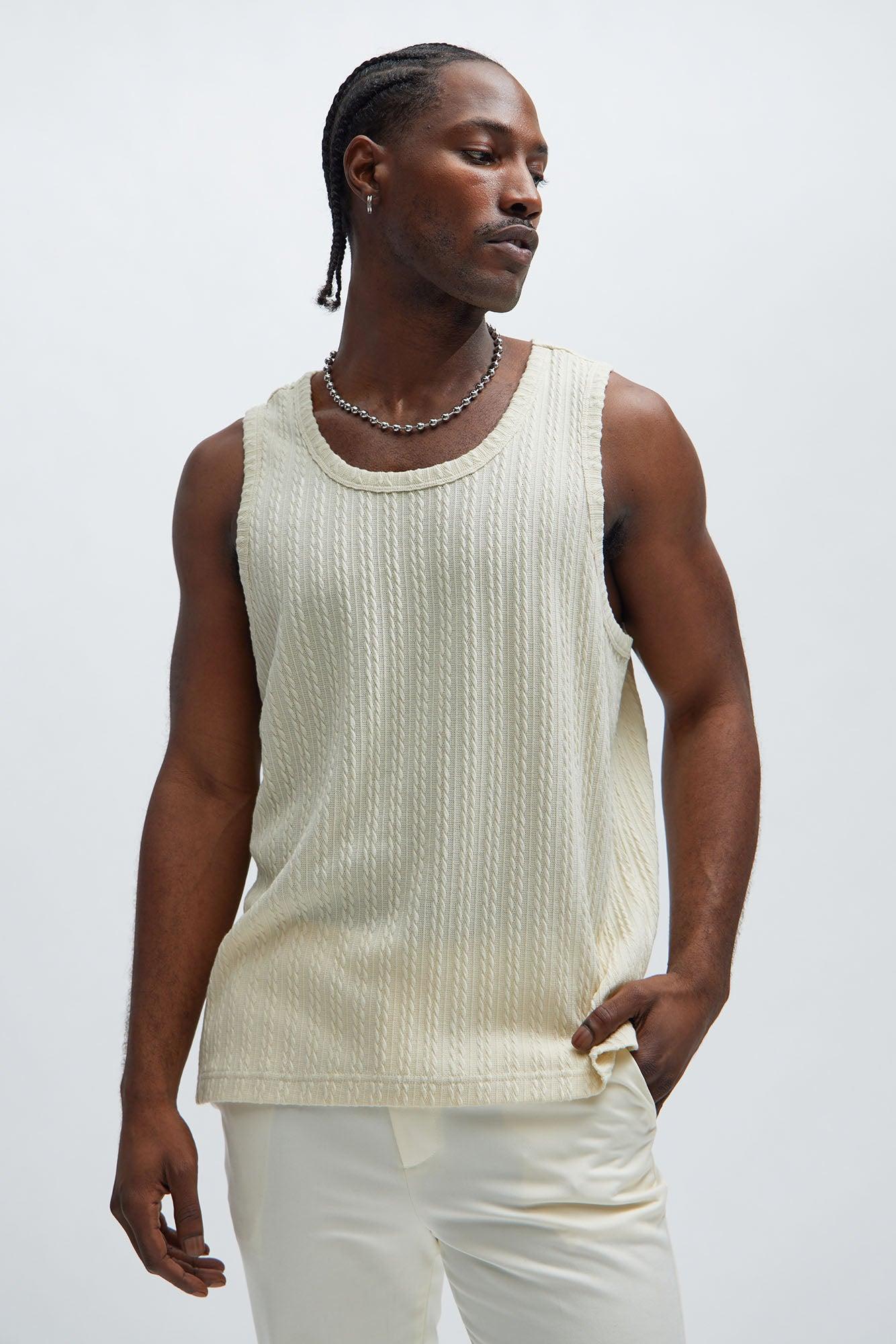 Kellen Textured Tank - Off White product image