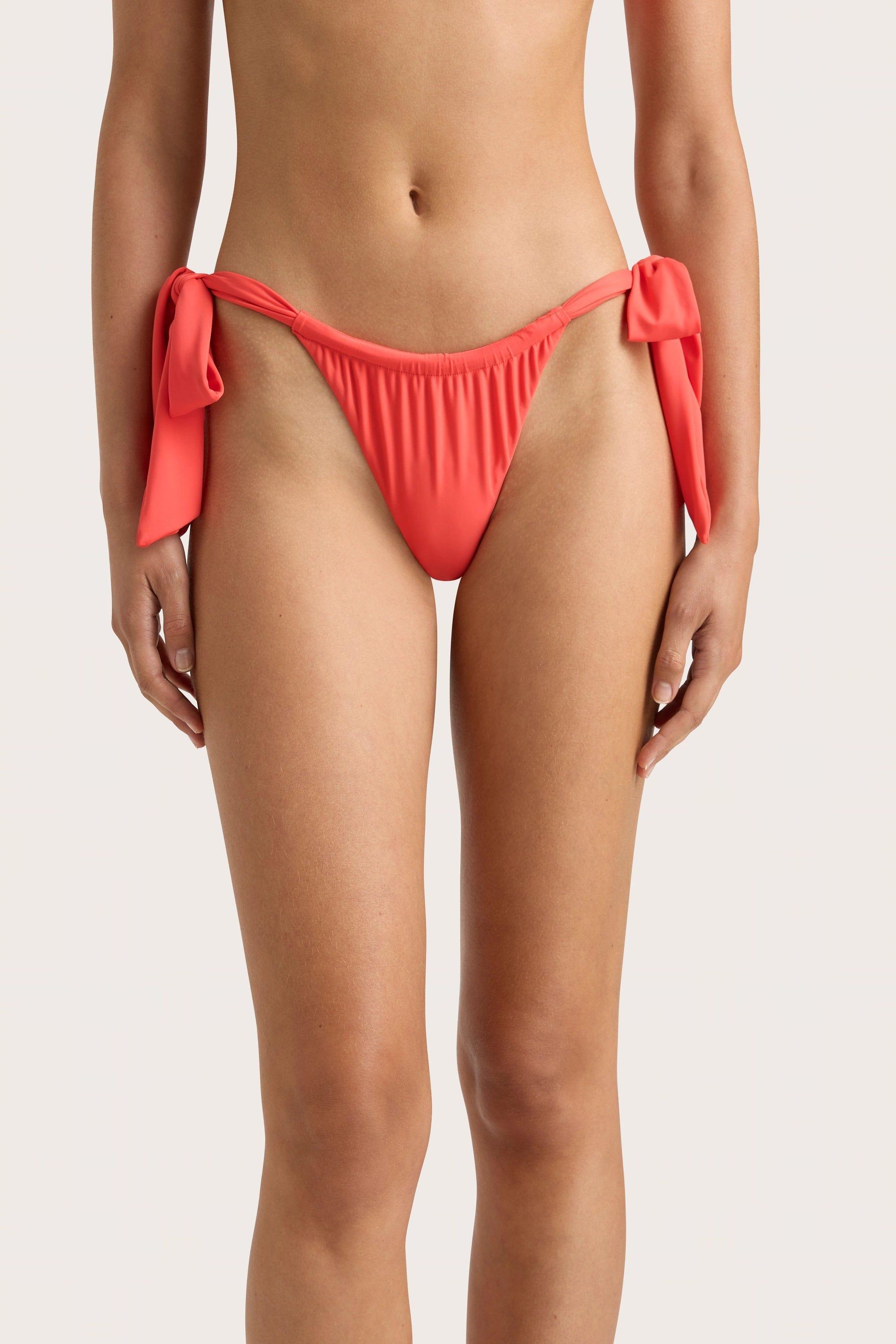 Sol Bikini Top Vermillion - Final Sale Product Image